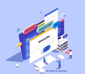 WordPress hosting server infrastructure